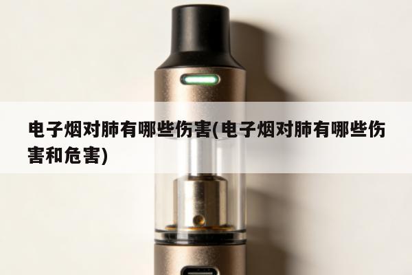 電子煙對肺有哪些傷害(電子煙對肺有哪些傷害和危害)
