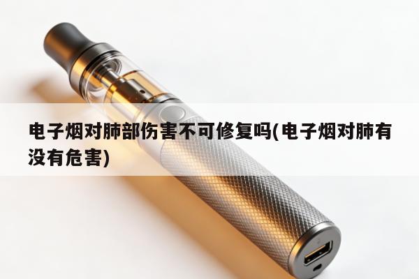電子煙對肺部傷害不可修復嗎(電子煙對肺有沒有危害)