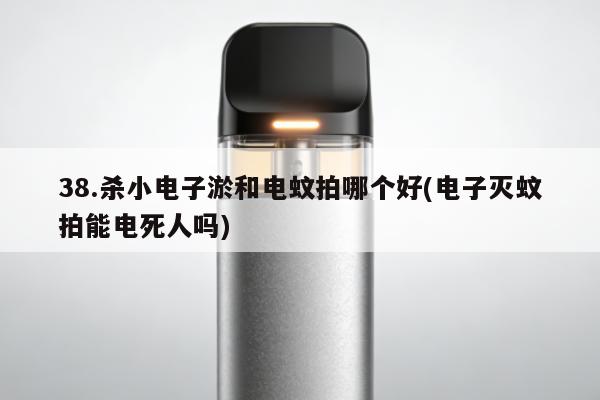 38.殺小電子煙和電蚊拍哪個好(電子滅蚊拍能電死人嗎)